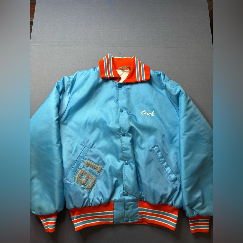 Vintage 1980s Made In USA Leader sports wear  Jacket WILLOWBROOK GOLF #900